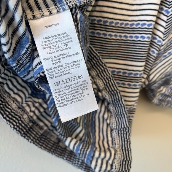 Madewell Jacquard Keyhole stripped crop top - Picture 8 of 9